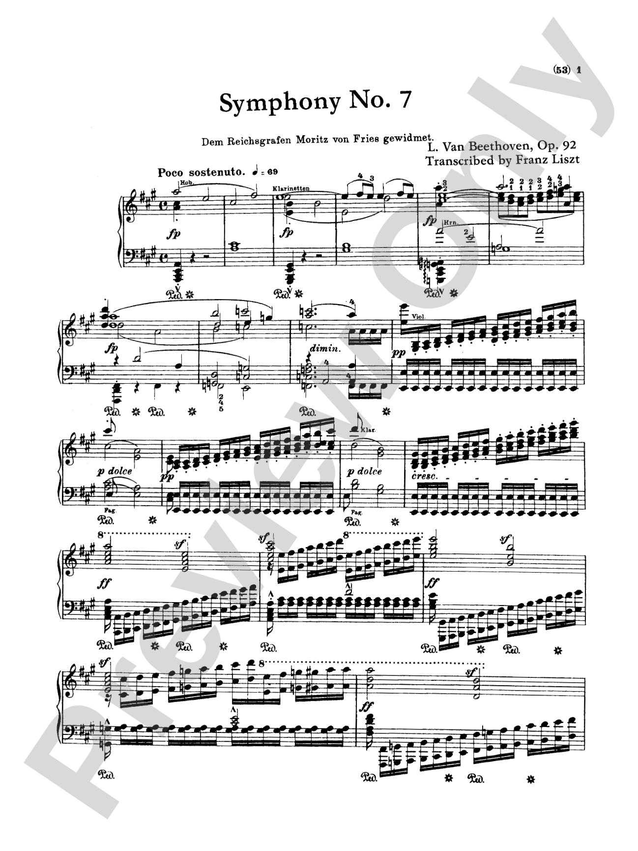 Beethoven: Symphonies (Nos. 6-9) (Arr. Franz Liszt)