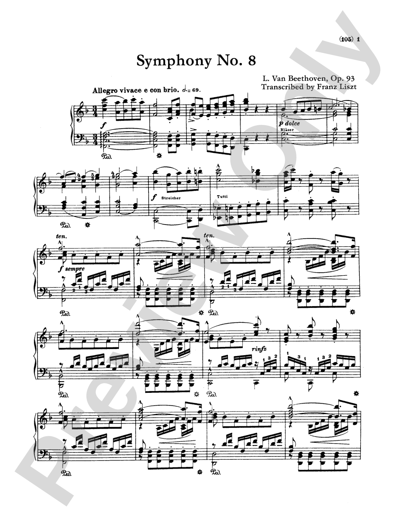 Beethoven: Symphonies (Nos. 6-9) (Arr. Franz Liszt)
