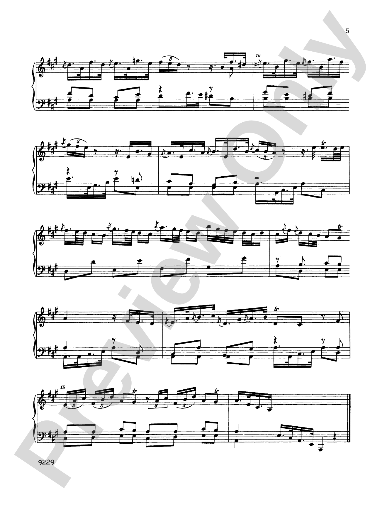 Martini: Six Sonatas: Piano Book
