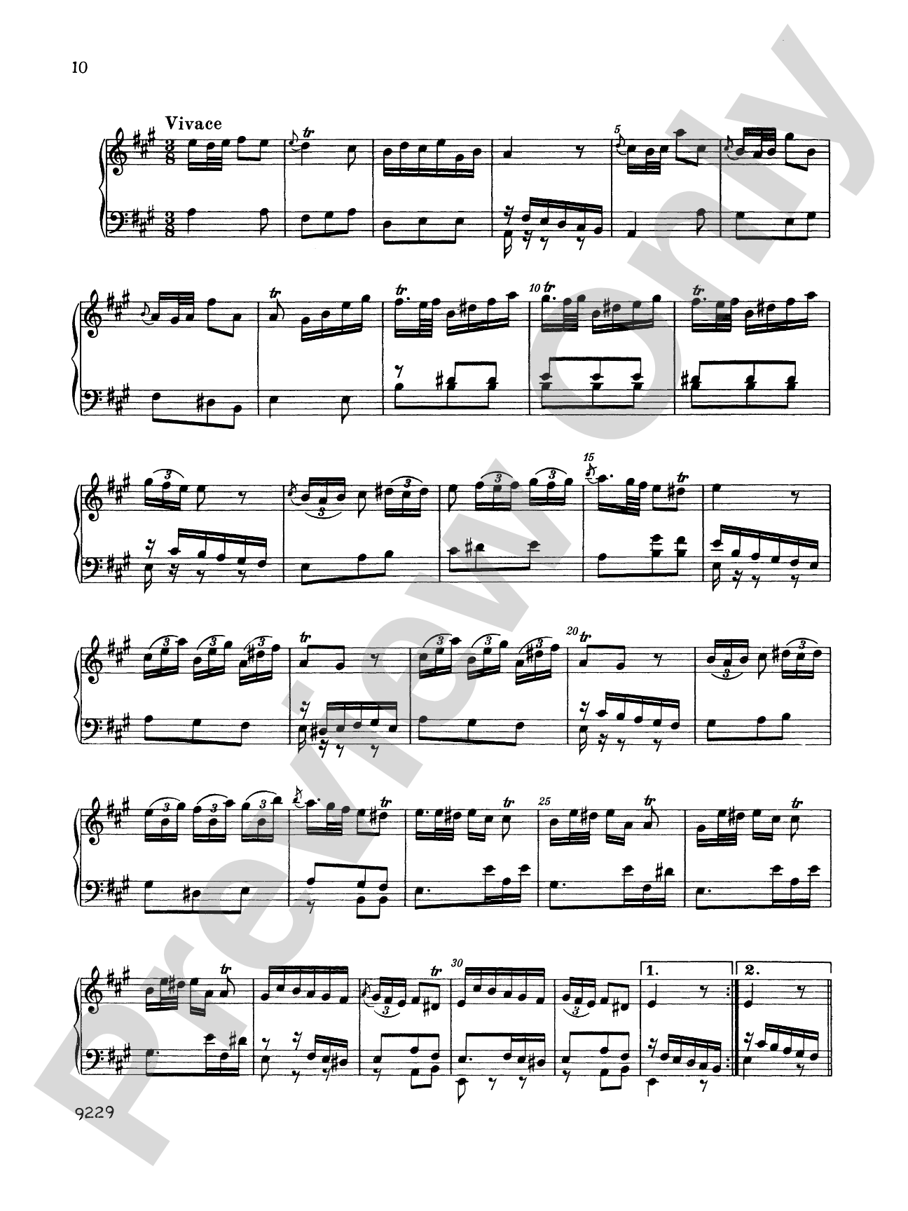 Martini: Six Sonatas: Piano Book