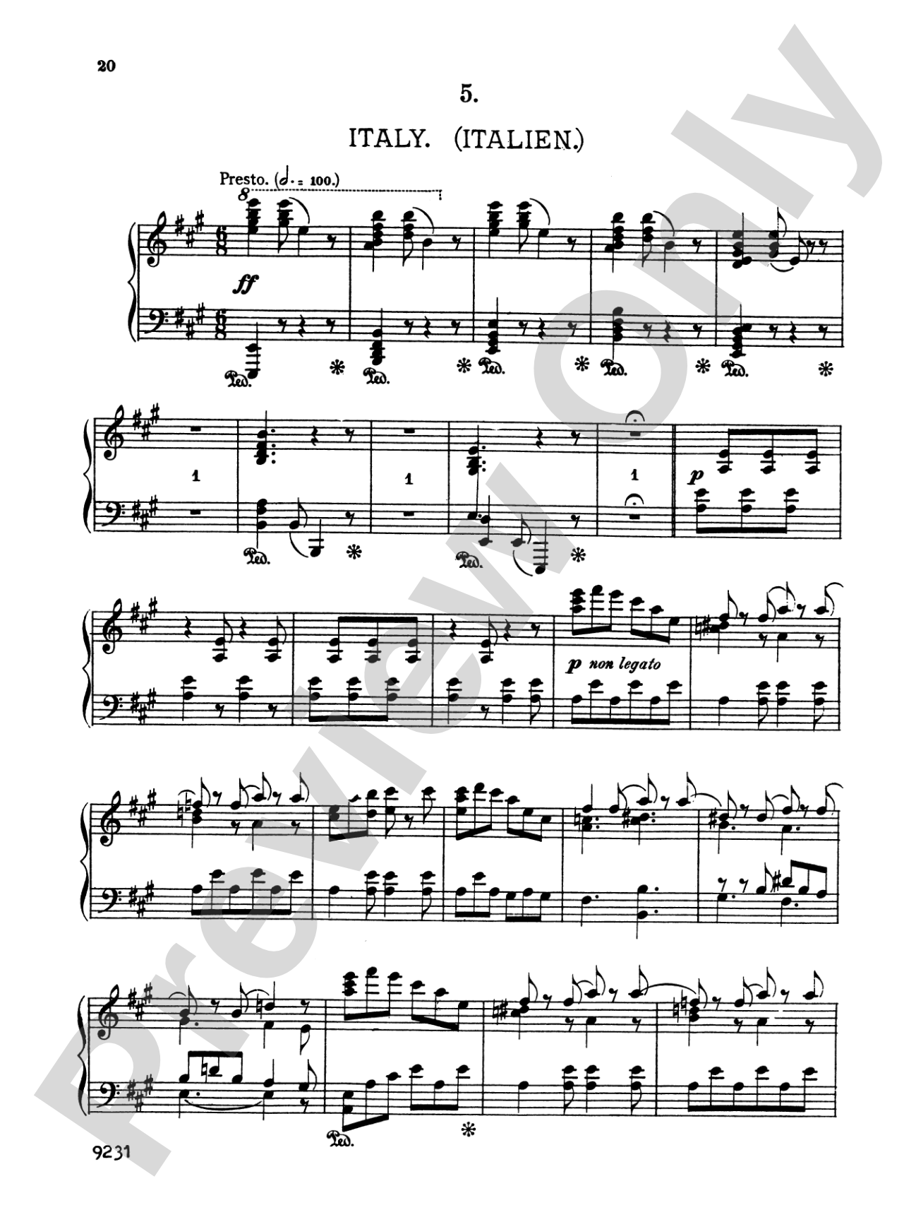 Moszkowski: From Foreign Parts, Op. 23