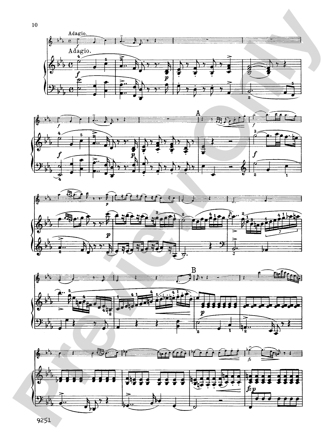 Haydn: Sonata in G Major: Flute Part(s)
