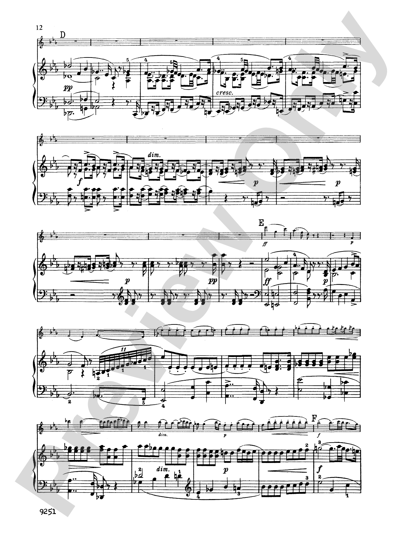 Haydn: Sonata in G Major: Flute Part(s)