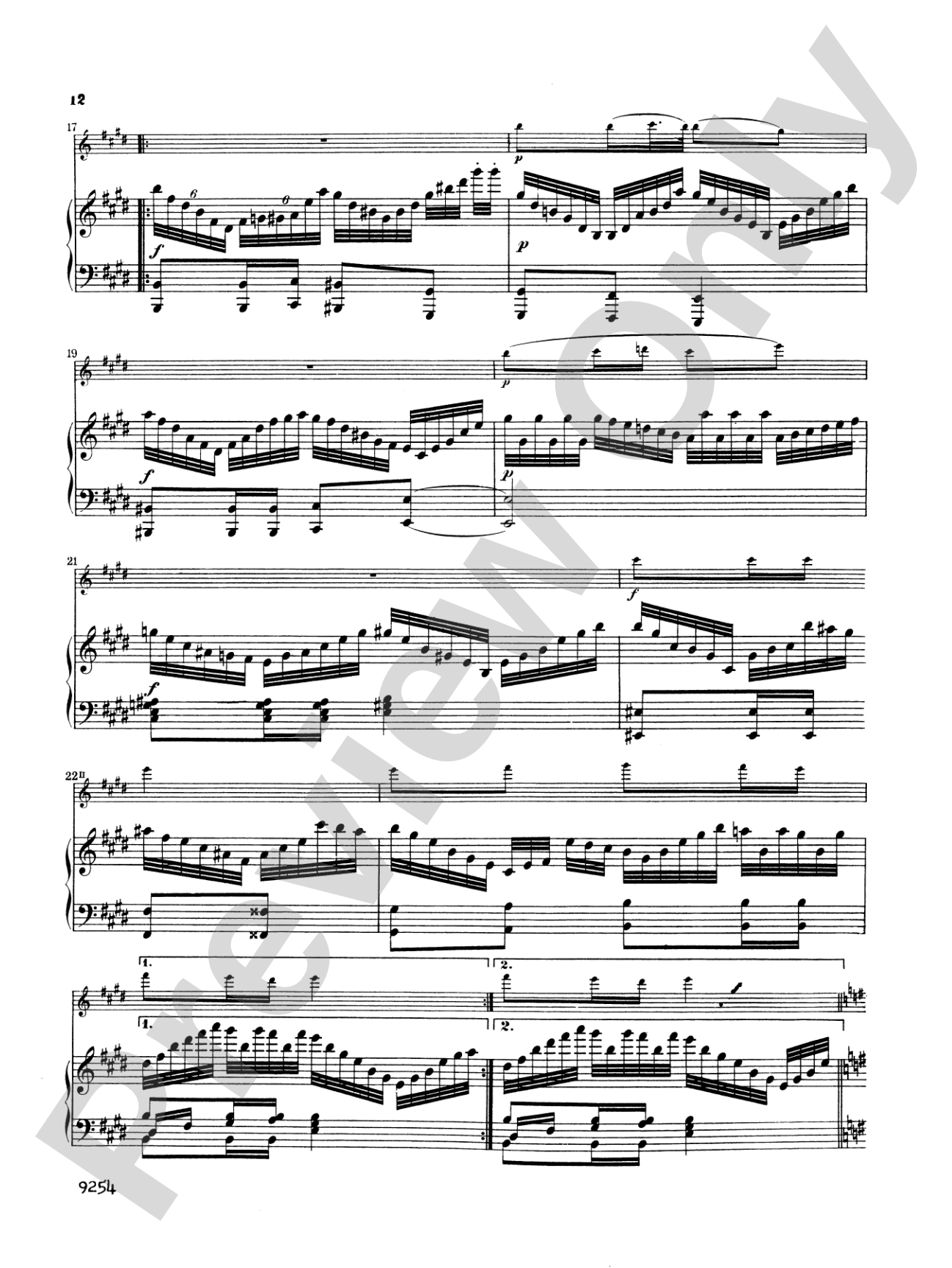 Schubert: Introduction and Variations on a Theme "Ihr Blümlein Alle": Flute Part(s)
