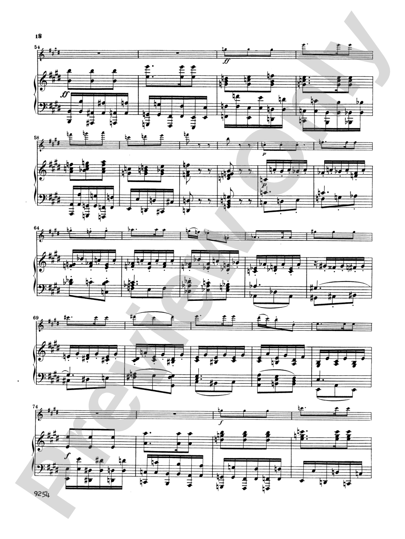 Schubert: Introduction and Variations on a Theme "Ihr Blümlein Alle": Flute Part(s)