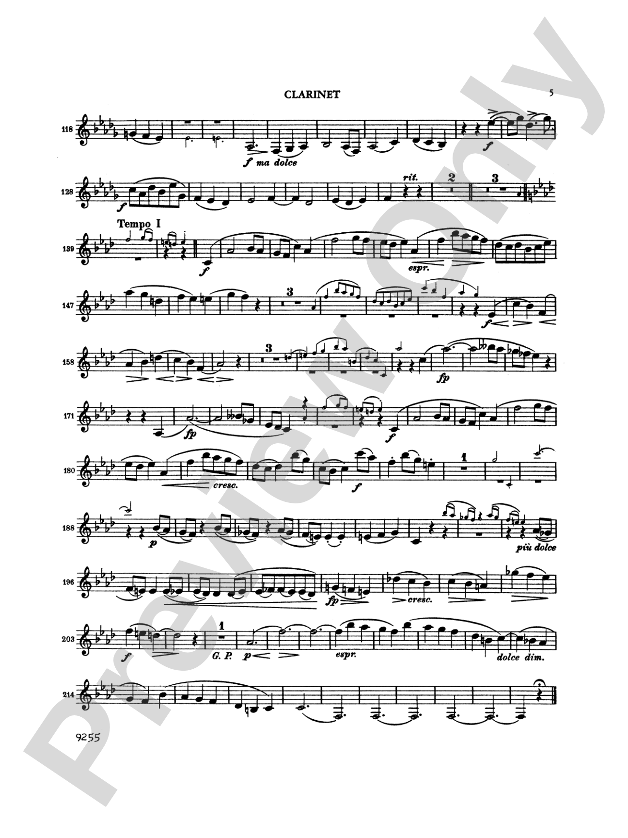 Brahms: Sonata No. 2 in E flat Major, Op. 120: Viola Parts