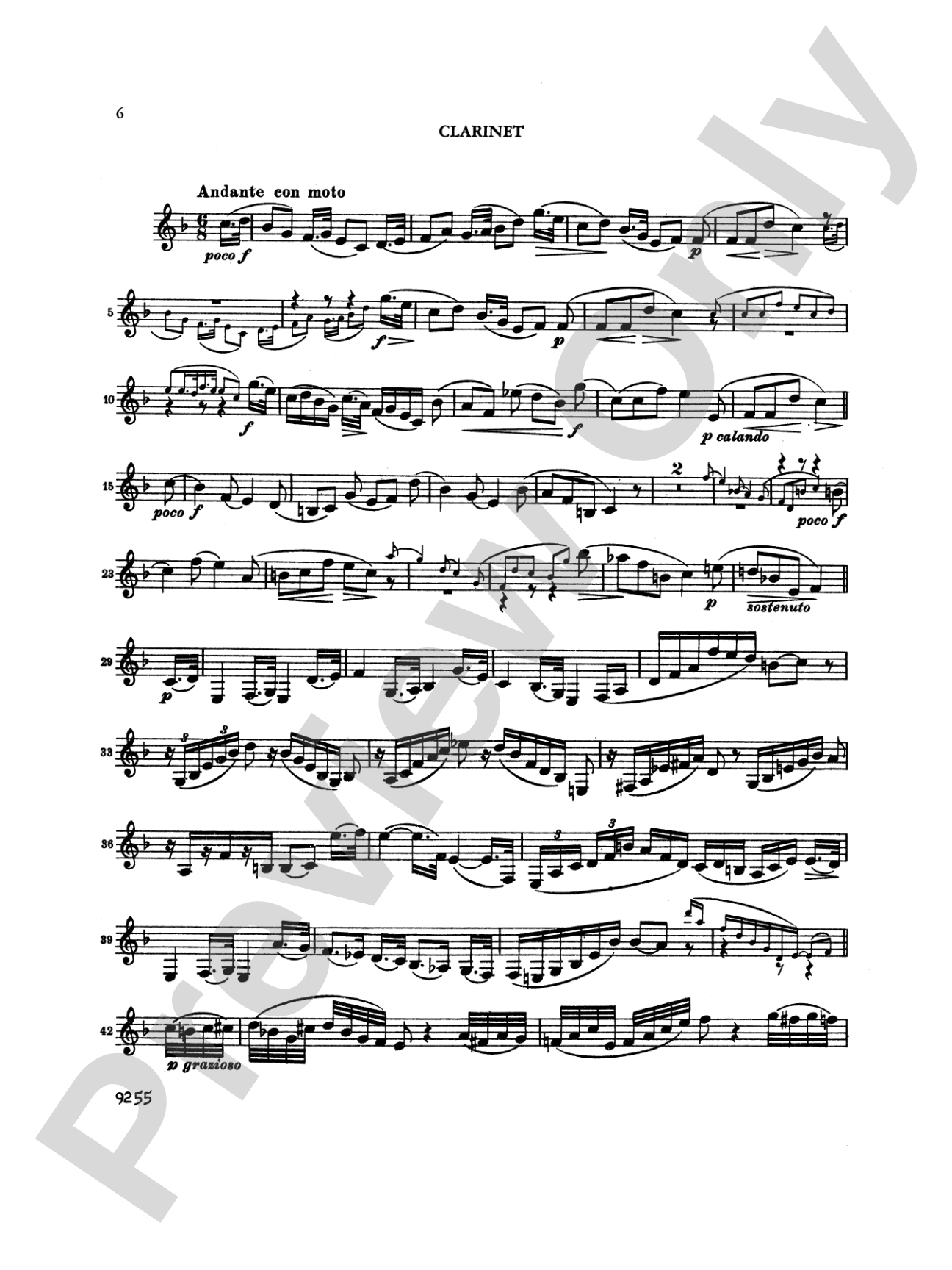 Brahms: Sonata No. 2 in E flat Major, Op. 120: Viola Parts
