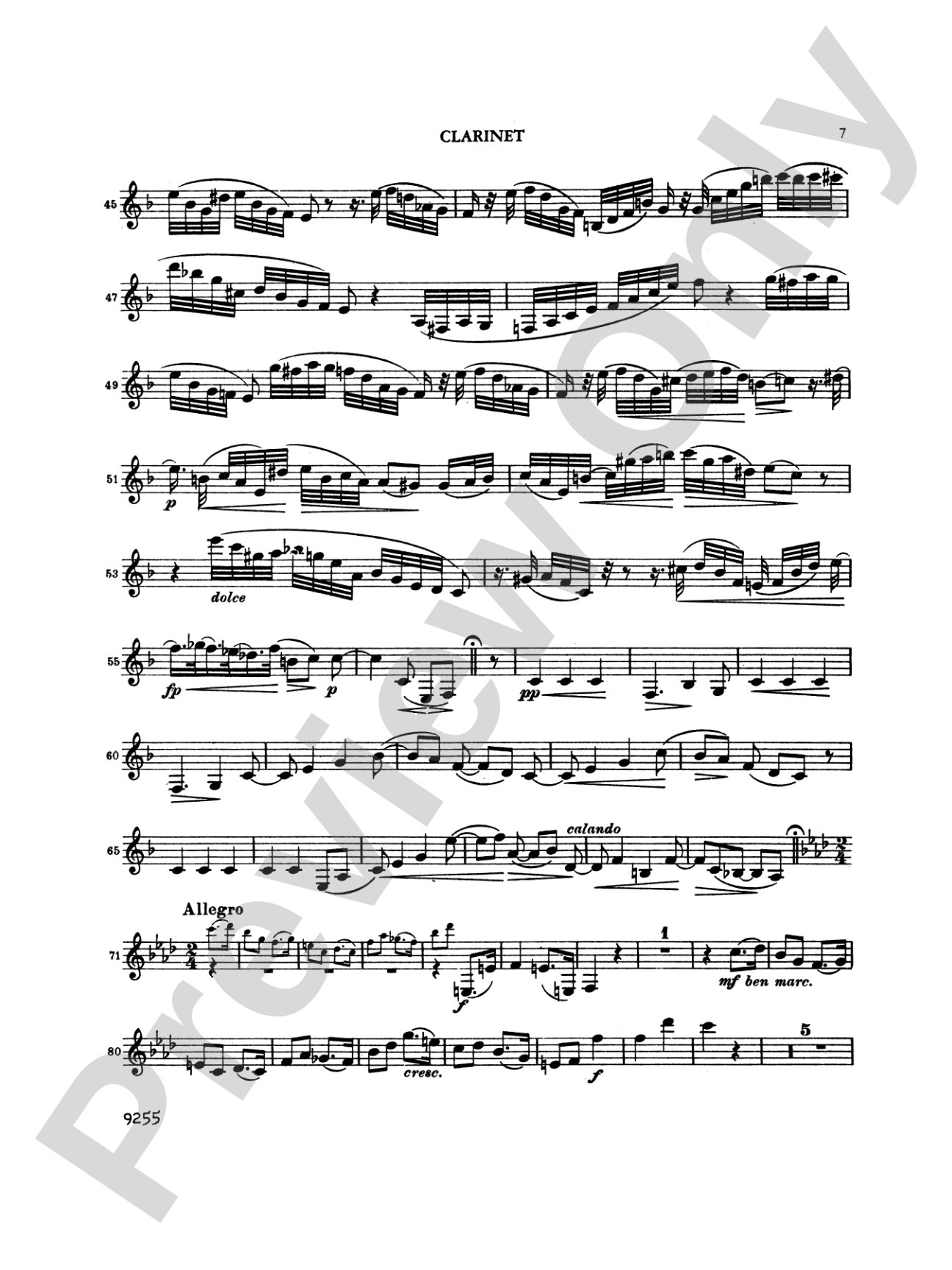 Brahms: Sonata No. 2 in E flat Major, Op. 120: Viola Parts