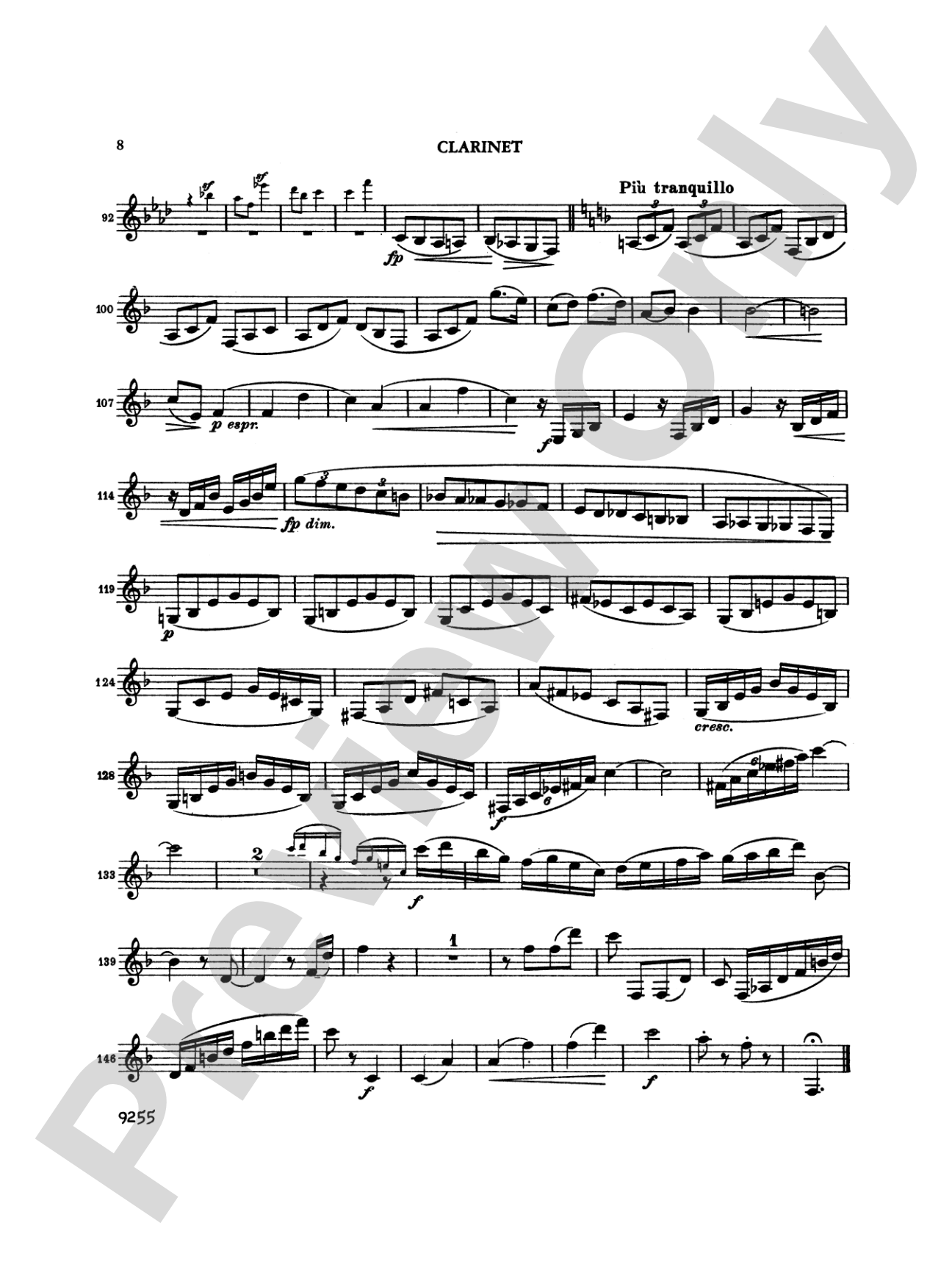 Brahms: Sonata No. 2 in E flat Major, Op. 120: Viola Parts