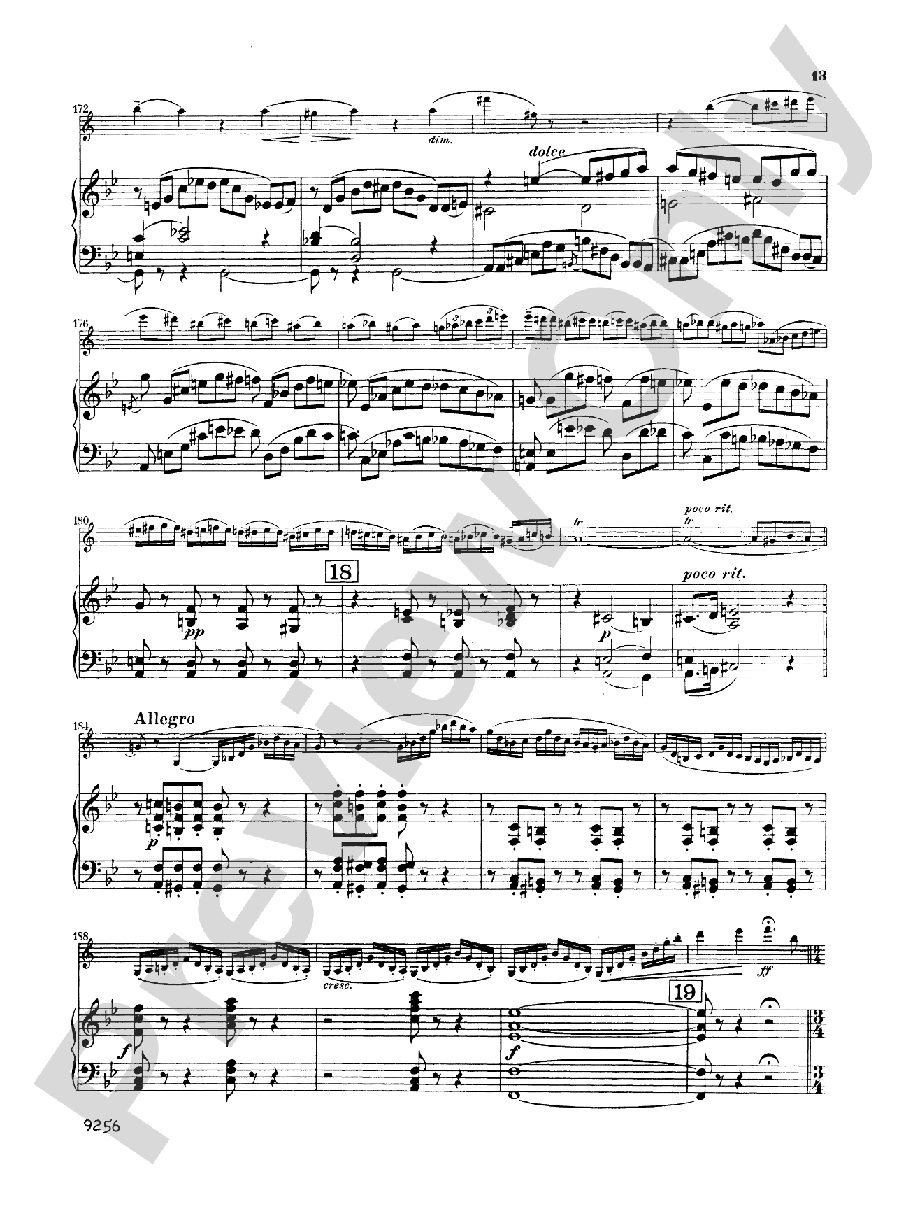 Busoni: Concertino: Clarinet Part(s)