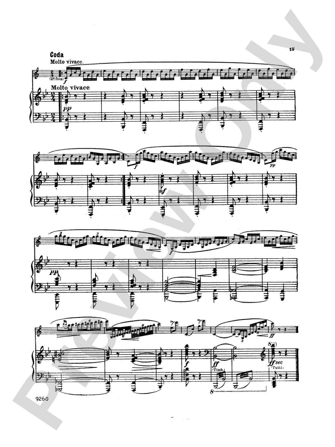 Jeanjean: Variations on "Au Clair de la Lune": Clarinet Part(s)