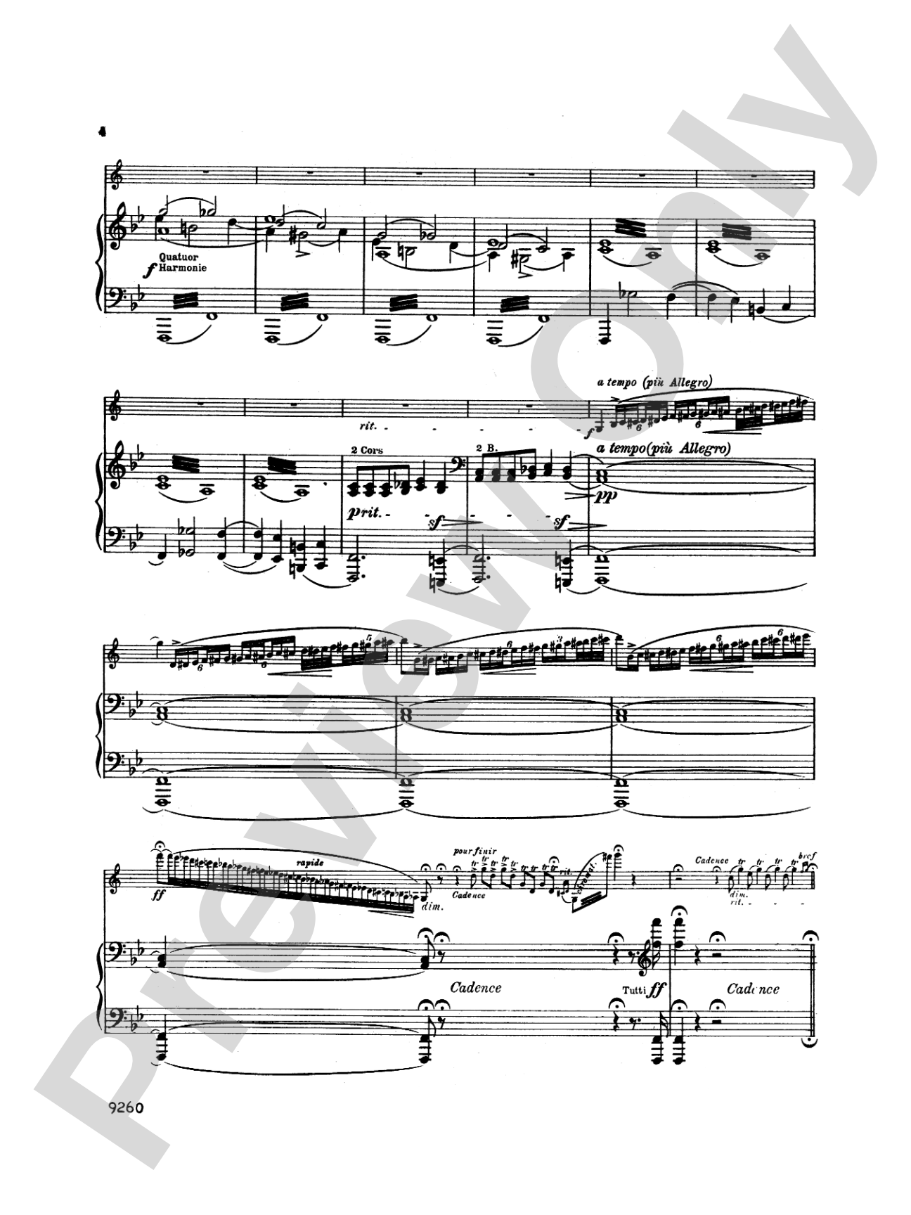 Jeanjean: Variations on "Au Clair de la Lune": Clarinet Part(s)