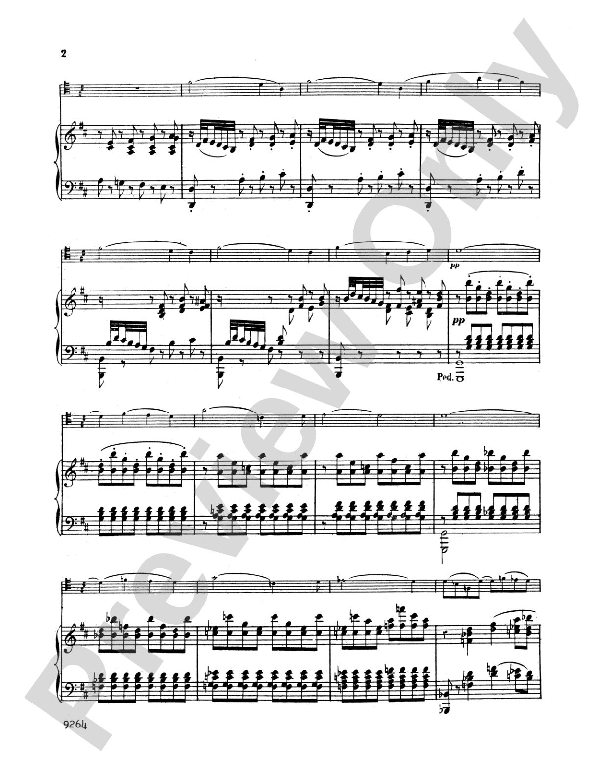 Saint-Saëns: Romance in D Major, Op. 51: Bassoon & Piano Part(s)