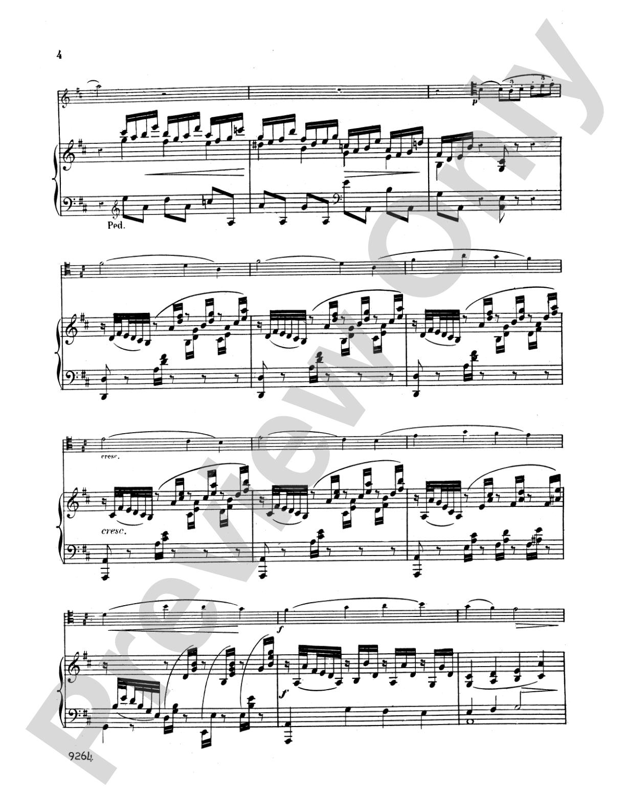 Saint-Saëns: Romance in D Major, Op. 51: Bassoon & Piano Part(s)