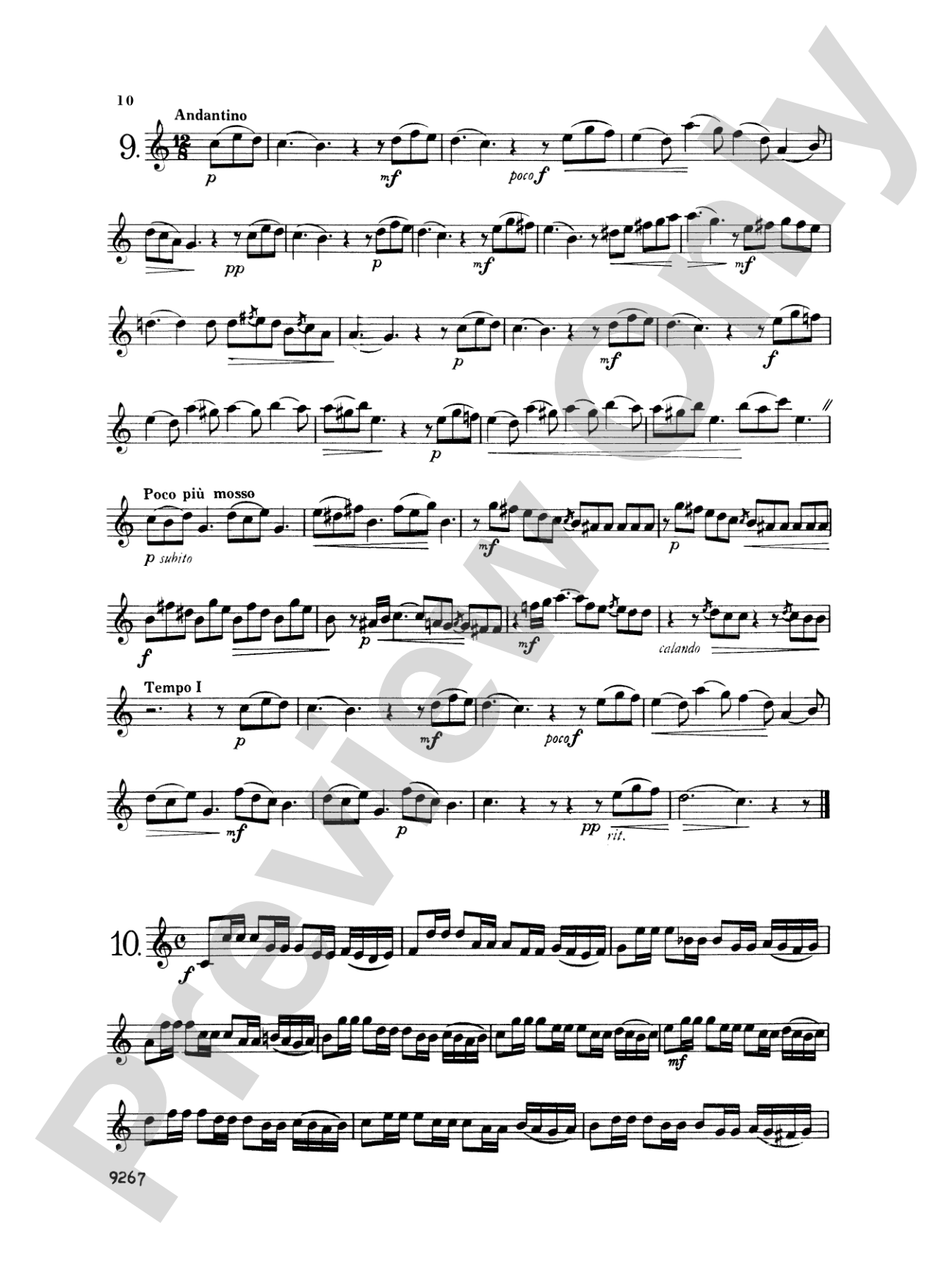 Brahms: Ten Horn Studies, Op. posth: French Horn Book