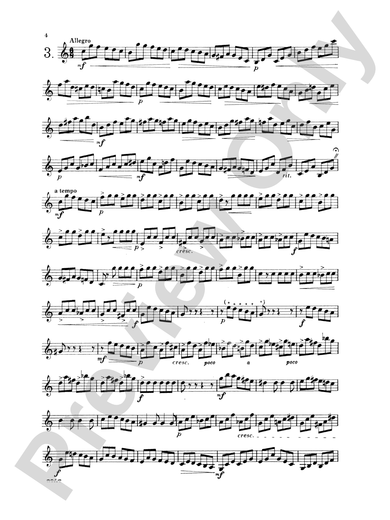 Brahms: Ten Horn Studies, Op. posth: French Horn Book