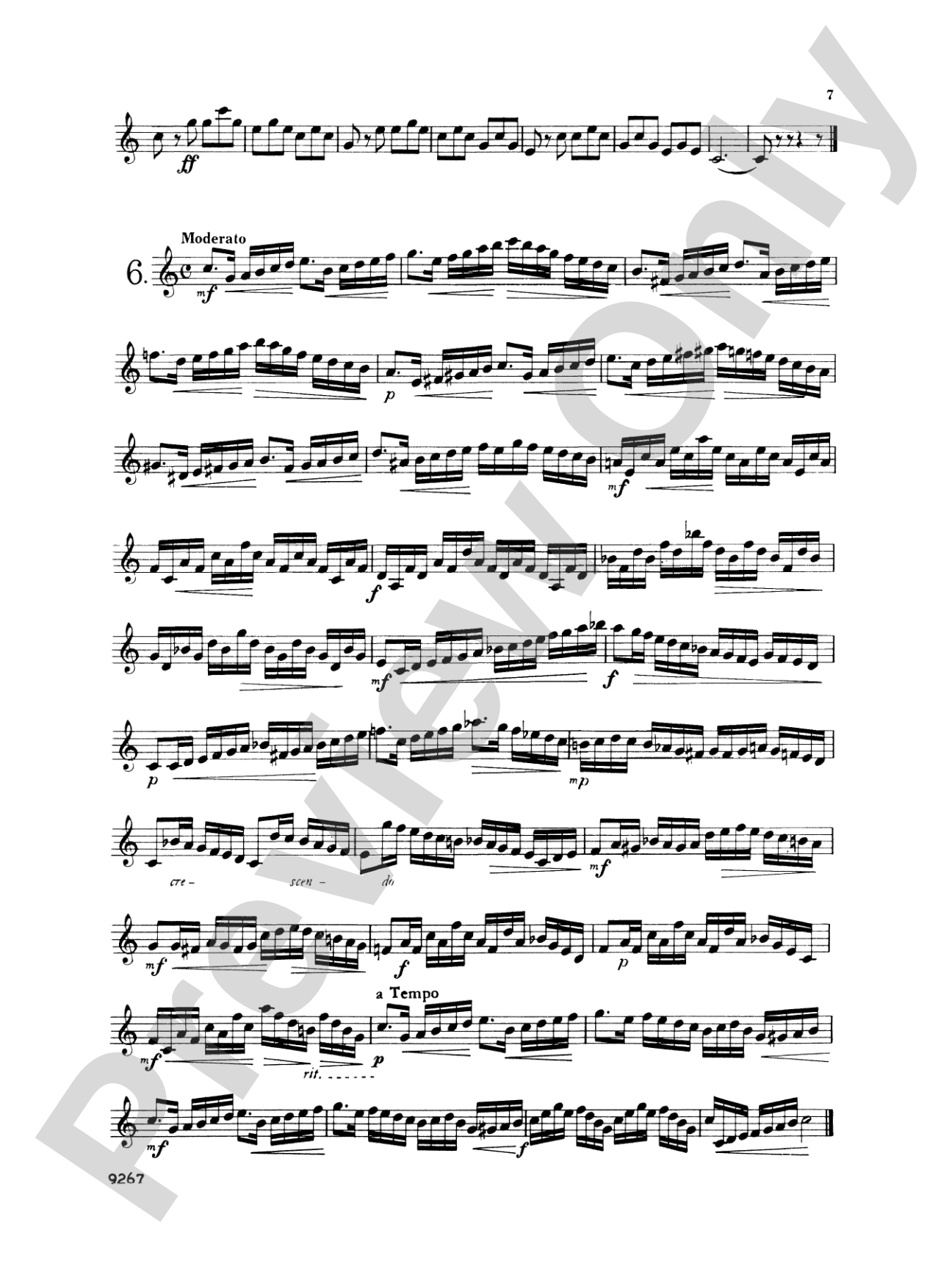 Brahms: Ten Horn Studies, Op. posth: French Horn Book