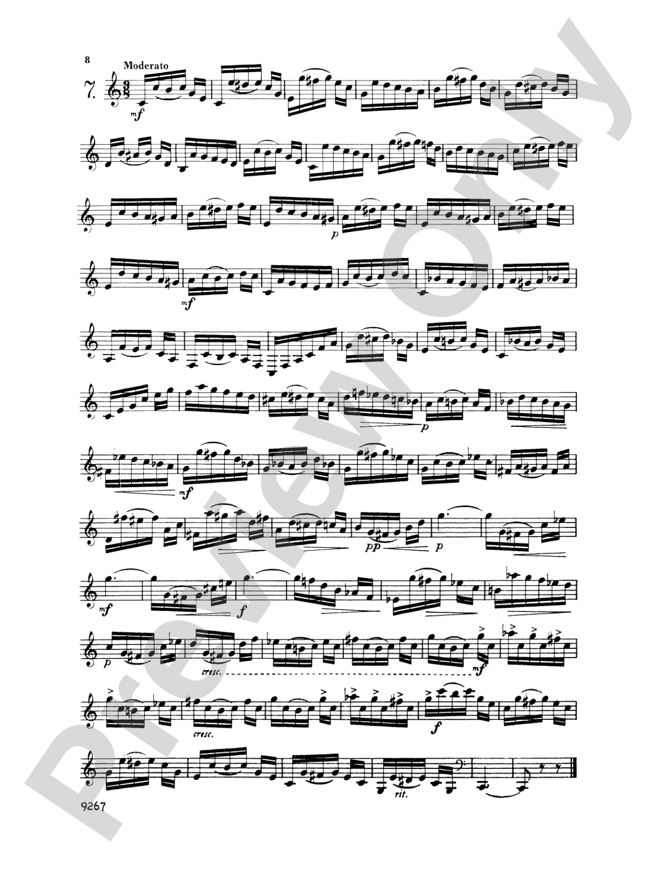Brahms: Ten Horn Studies, Op. posth: French Horn Book