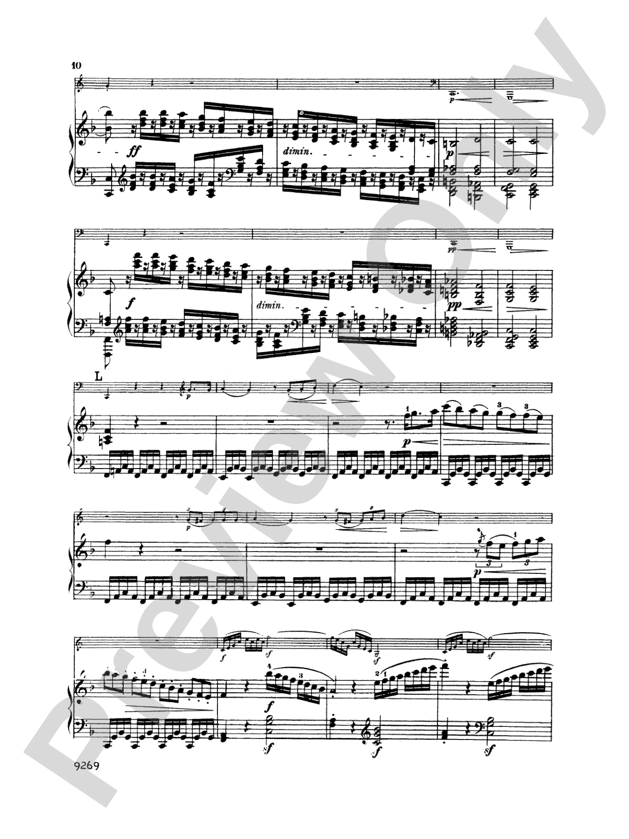 Horn Sonata, Op. 17: French Horn Part(s)