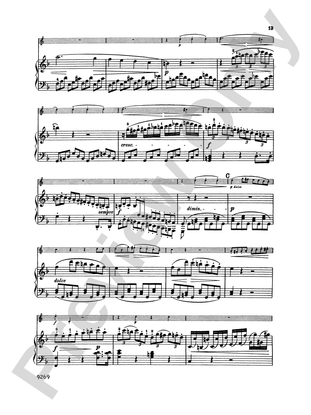Horn Sonata, Op. 17: French Horn Part(s)
