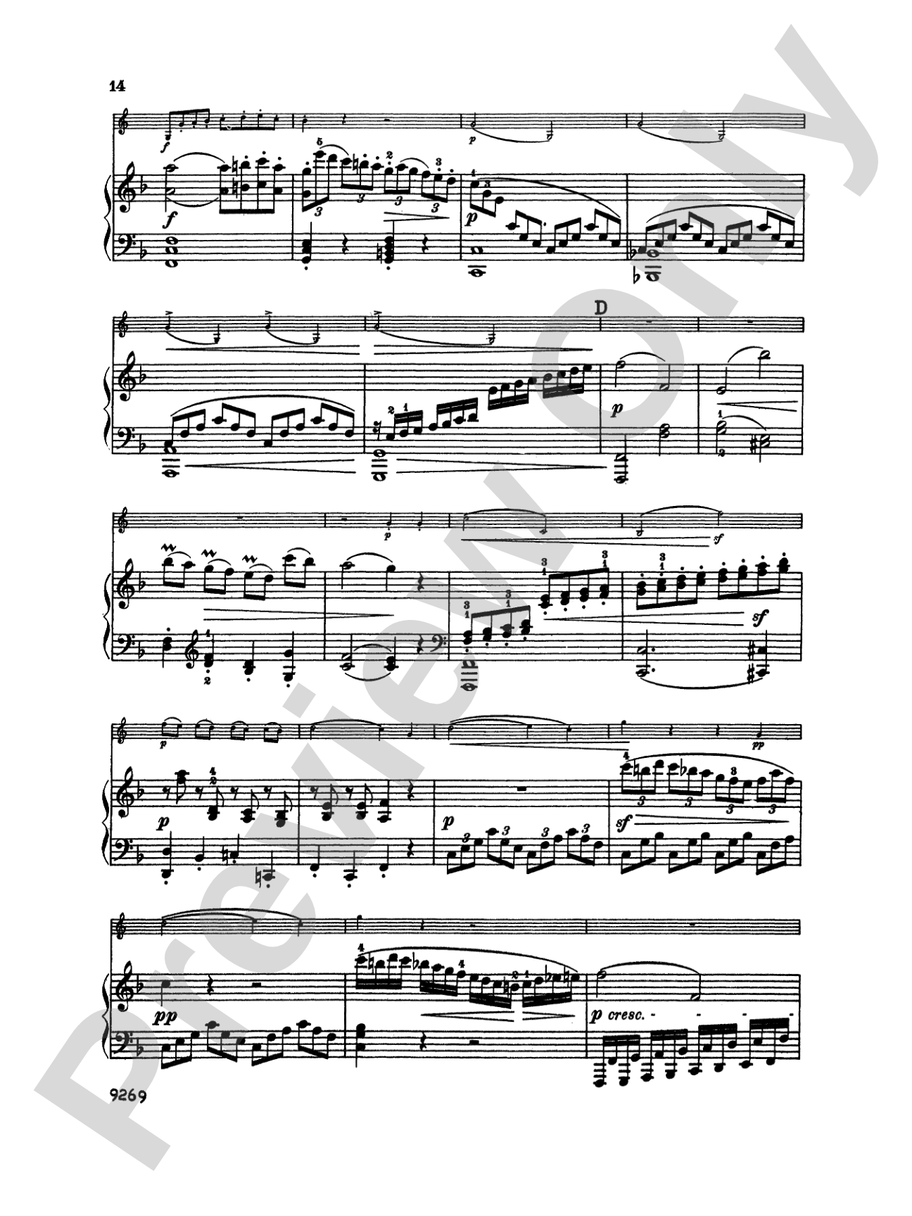 Horn Sonata, Op. 17: French Horn Part(s)
