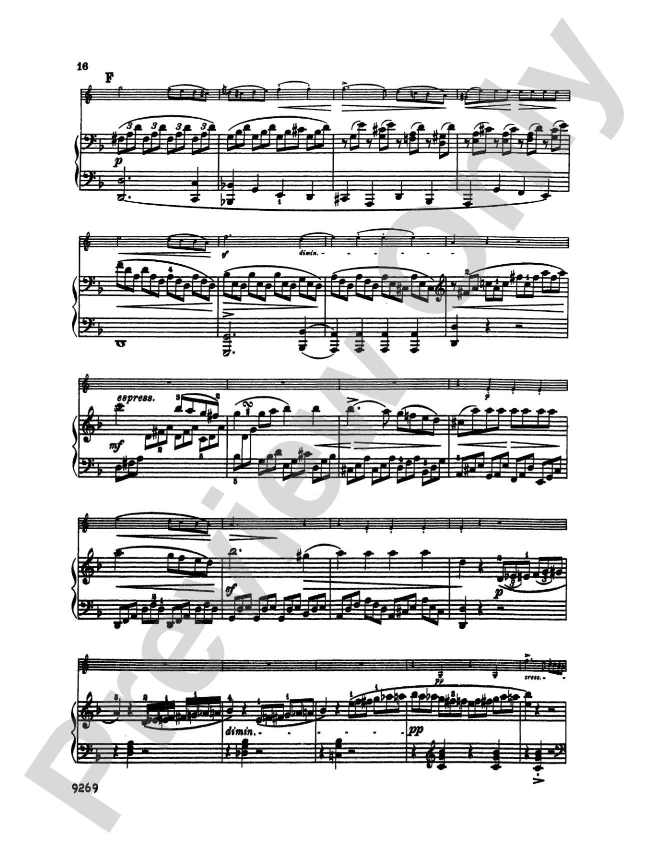Horn Sonata, Op. 17: French Horn Part(s)