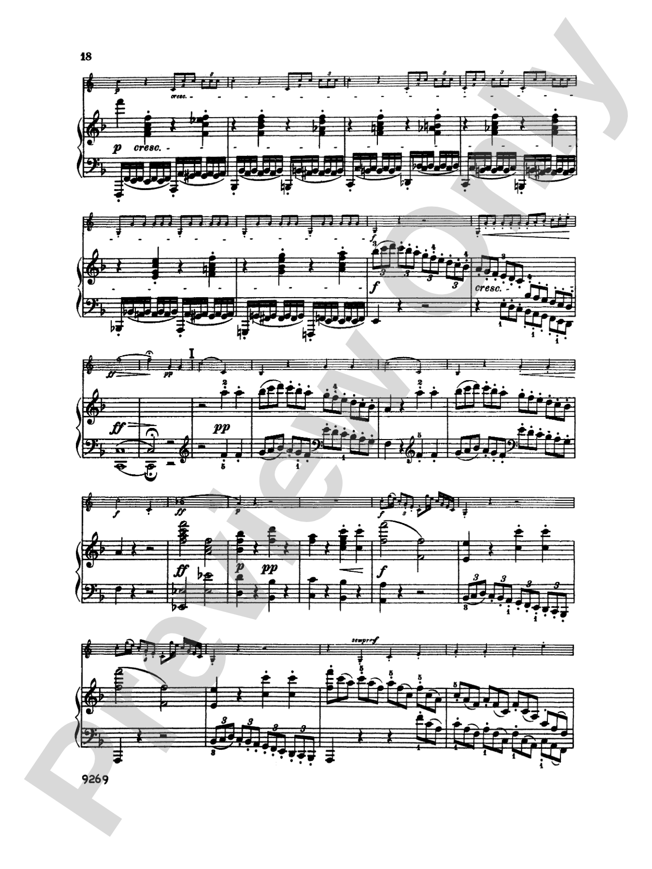 Horn Sonata, Op. 17: French Horn Part(s)