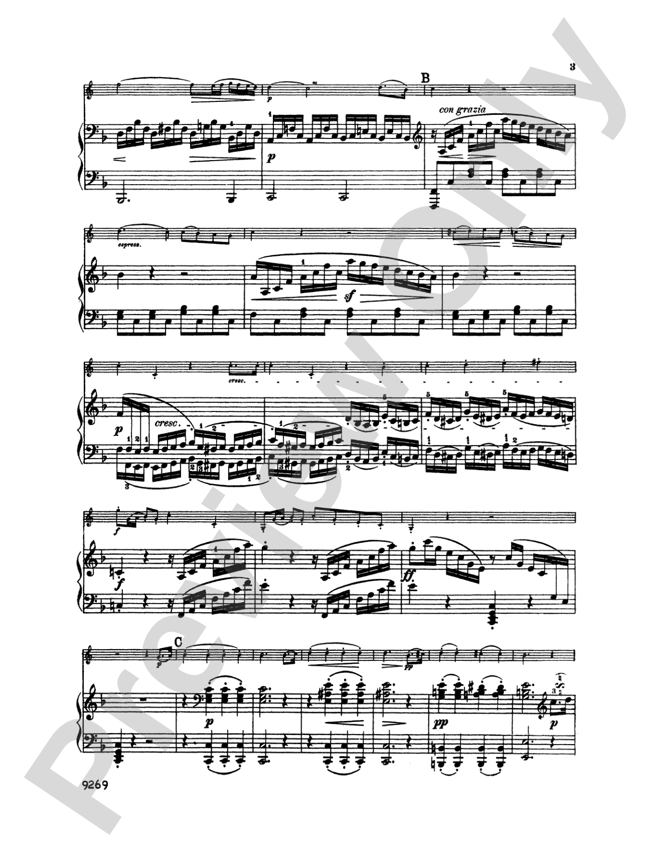 Horn Sonata, Op. 17: French Horn Part(s)