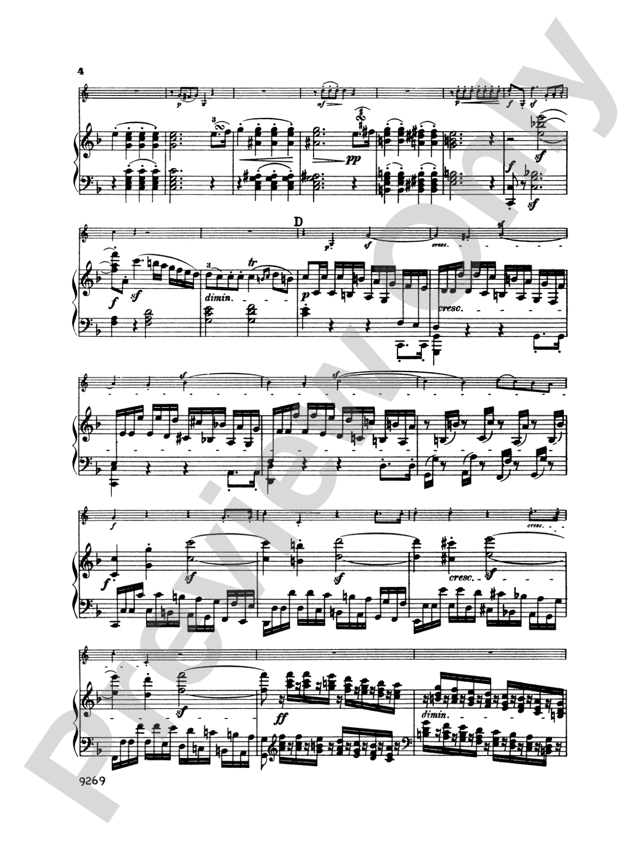 Horn Sonata, Op. 17: French Horn Part(s)