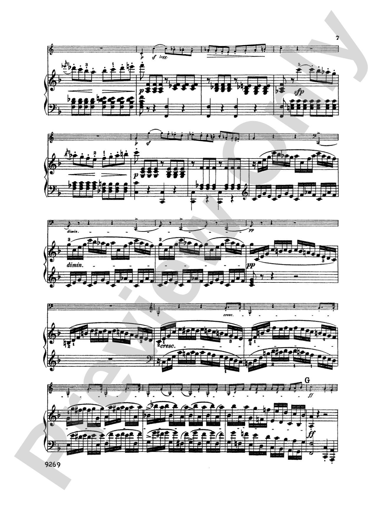 Horn Sonata, Op. 17: French Horn Part(s)