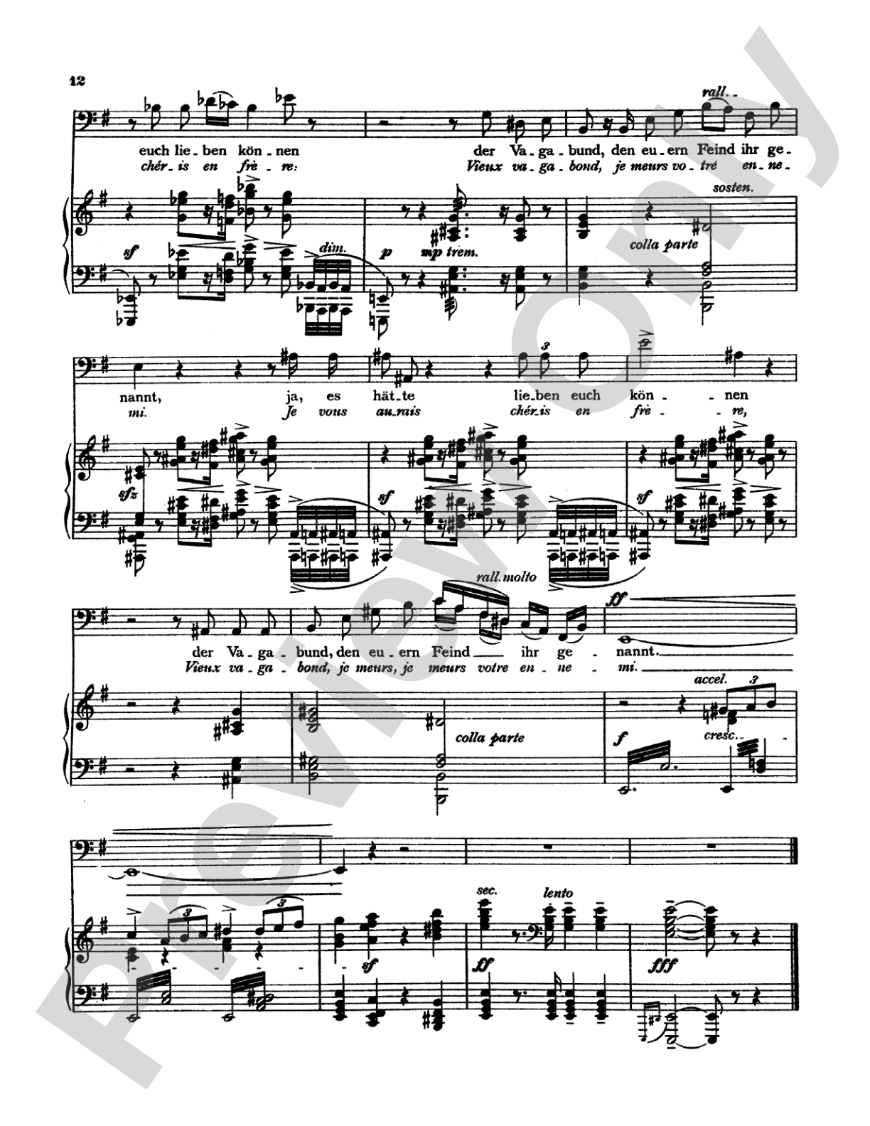 Liszt: Songs, Volume I, Nos. 1-13 (German/French): Vocal Comb Bound Book
