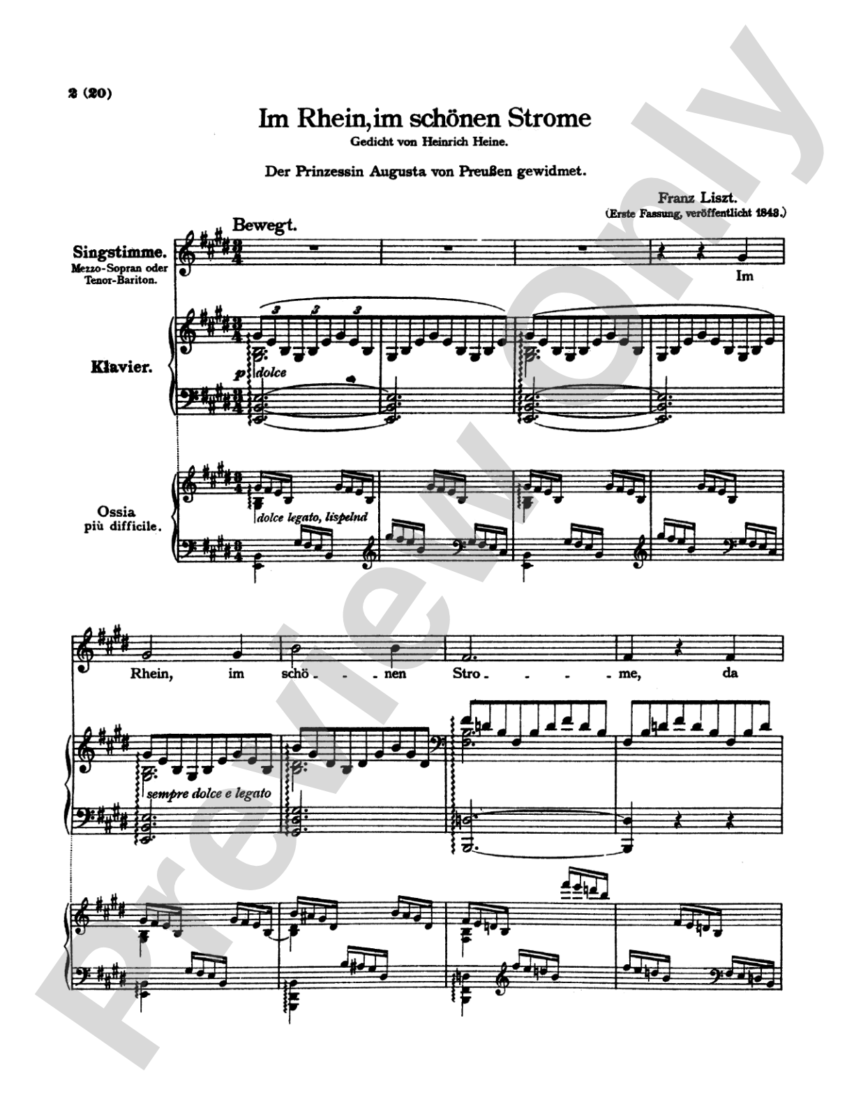 Liszt: Songs, Volume I, Nos. 1-13 (German/French)