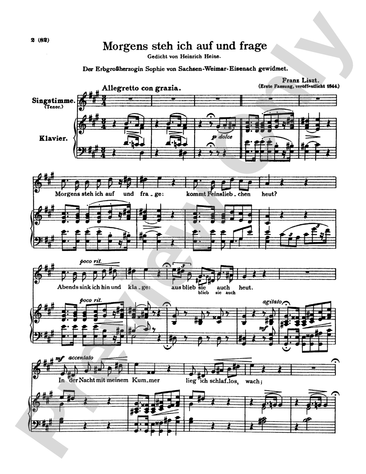 Liszt: Songs, Volume I, Nos. 1-13 (German/French)