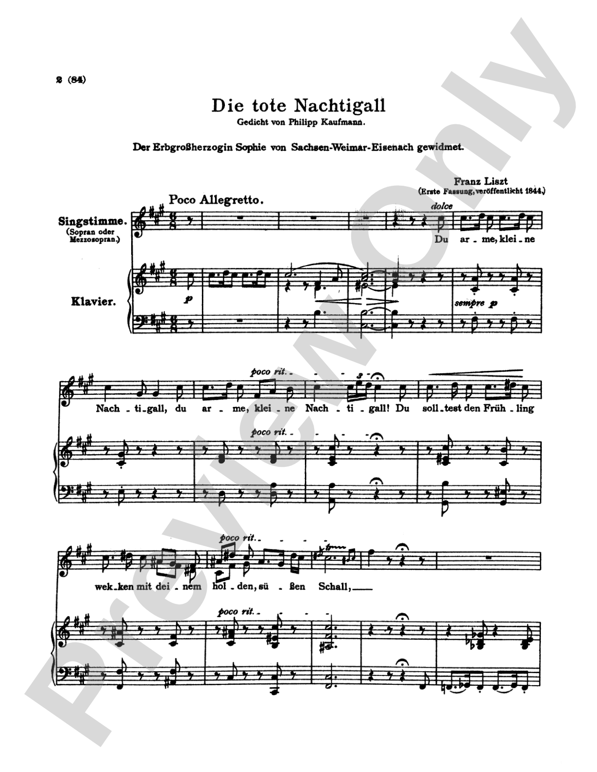 Liszt: Songs, Volume I, Nos. 1-13 (German/French)