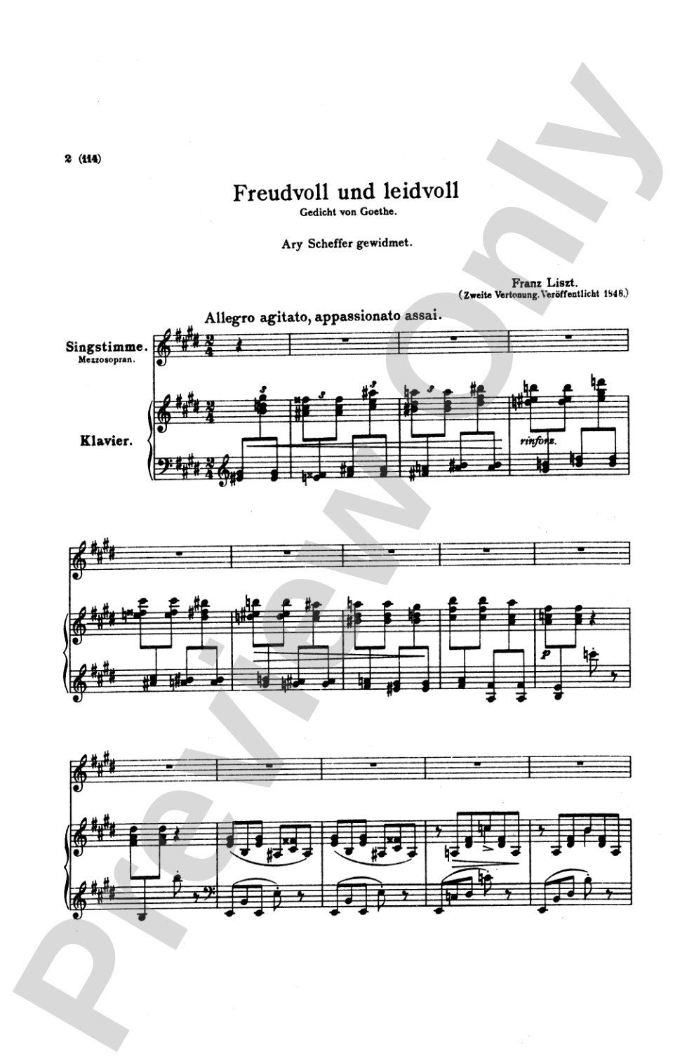 Liszt: Songs, Volume II, Nos. 14-25 (Italian or German)