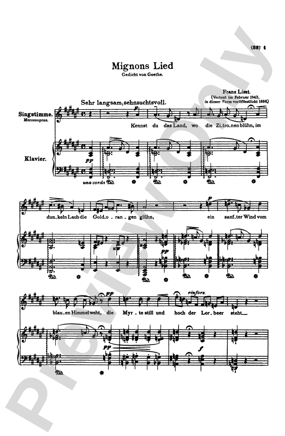 Liszt: Songs, Volume III, Nos. 1-22 (German)