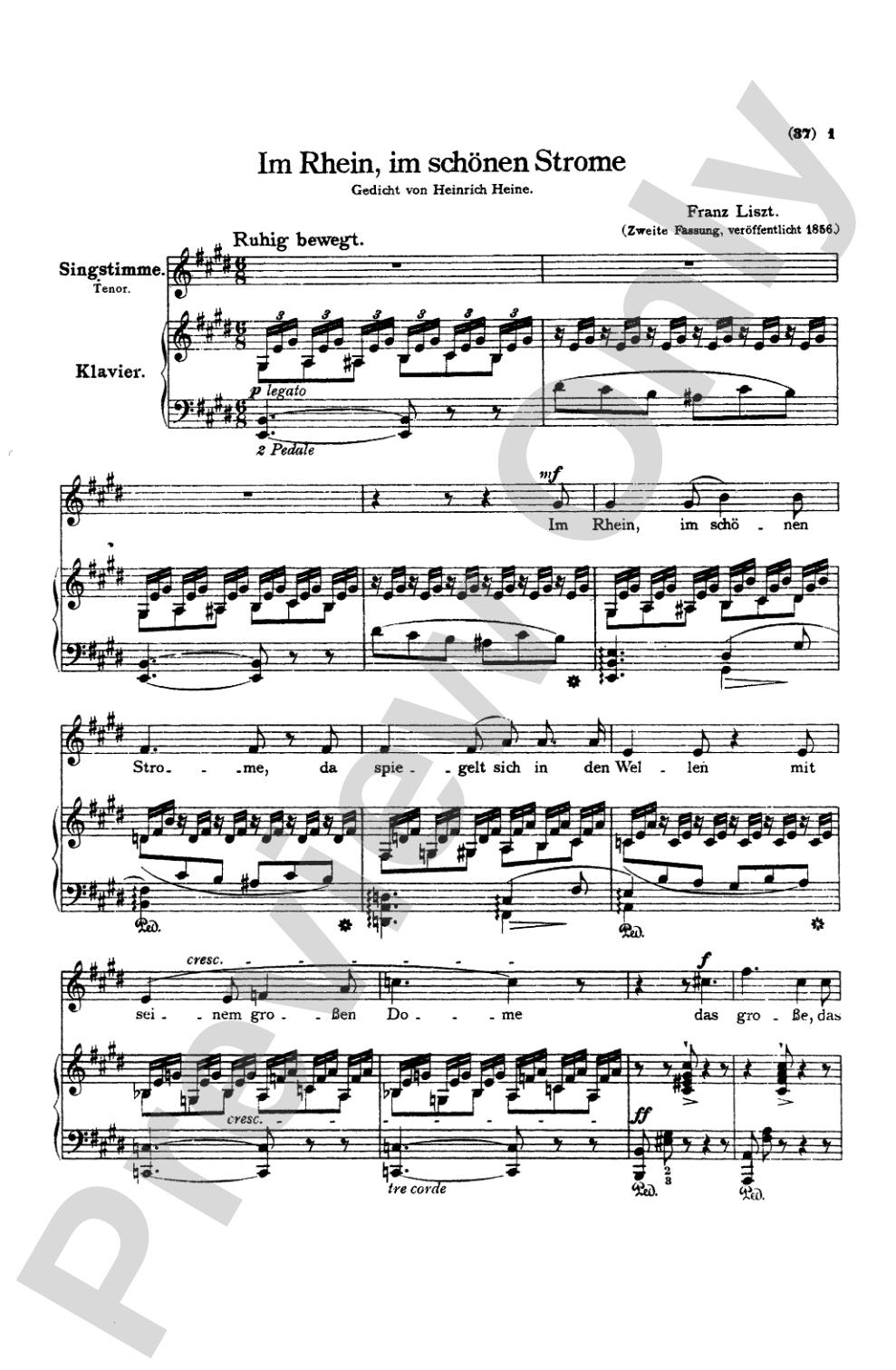 Liszt: Songs, Volume III, Nos. 1-22 (German)