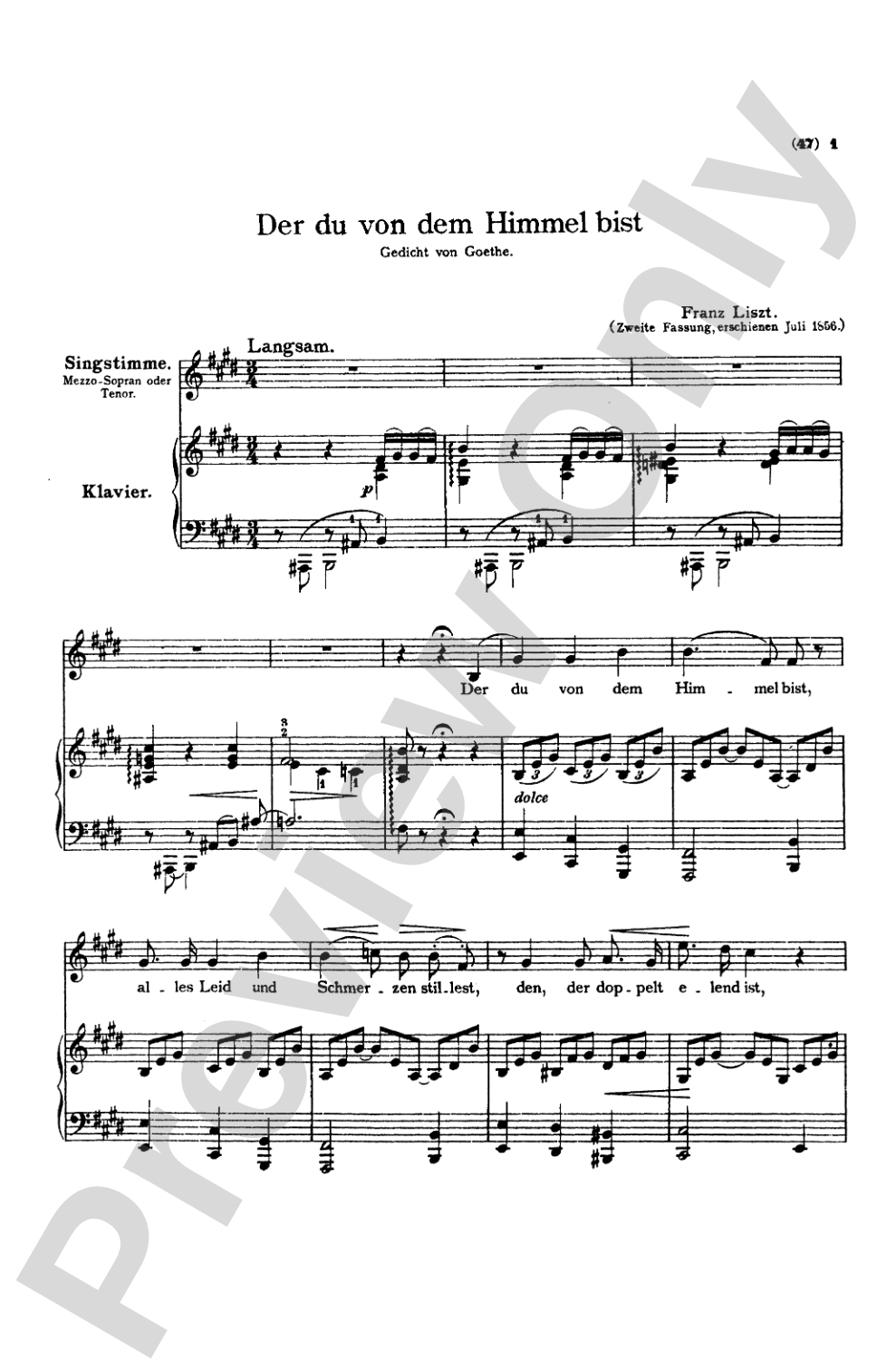 Liszt: Songs, Volume III, Nos. 1-22 (German)