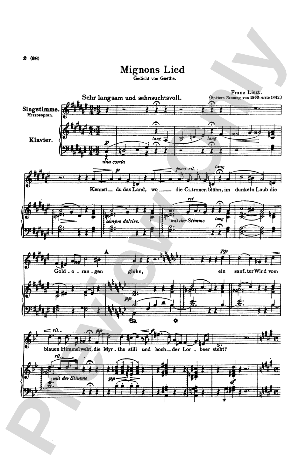 Liszt: Songs, Volume III, Nos. 1-22 (German)