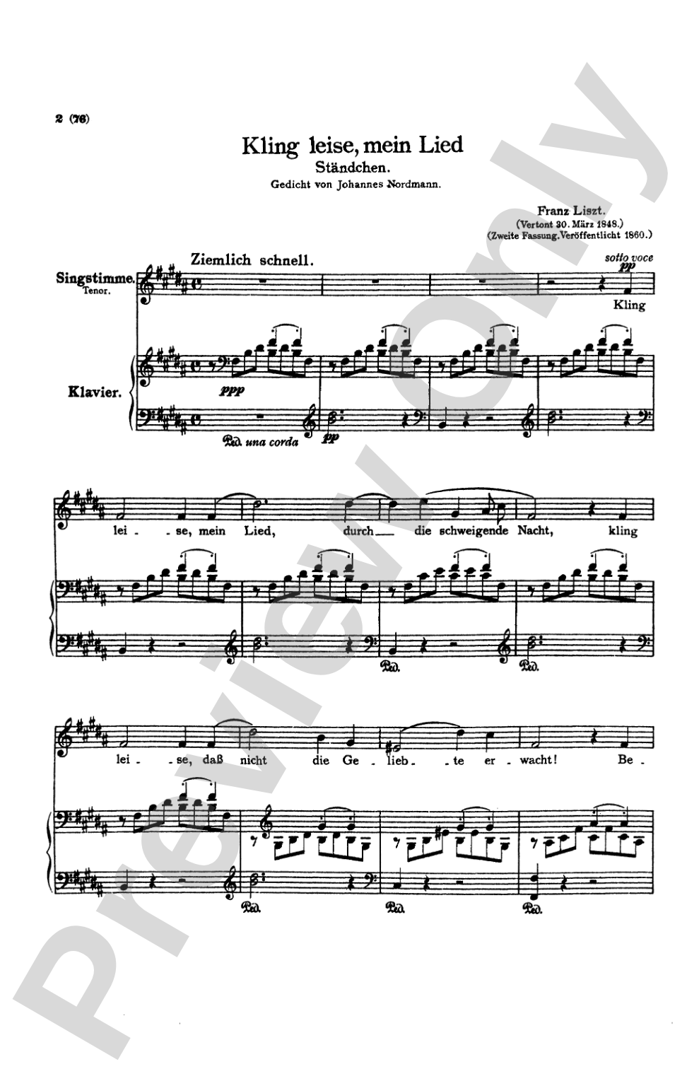 Liszt: Songs, Volume III, Nos. 1-22 (German)