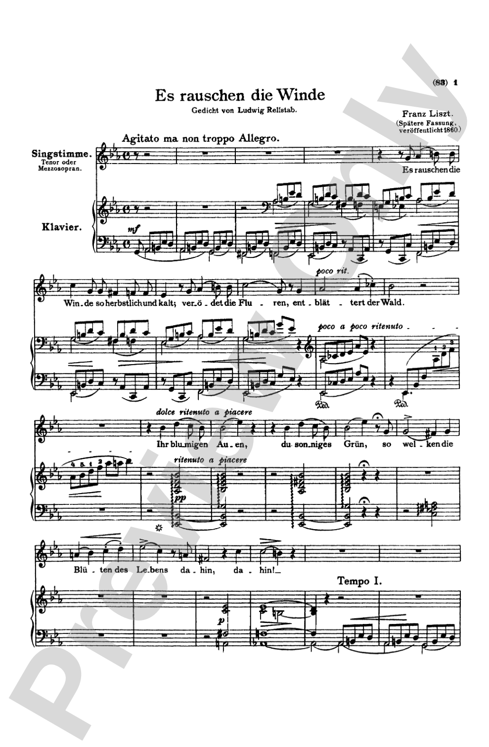 Liszt: Songs, Volume III, Nos. 1-22 (German)