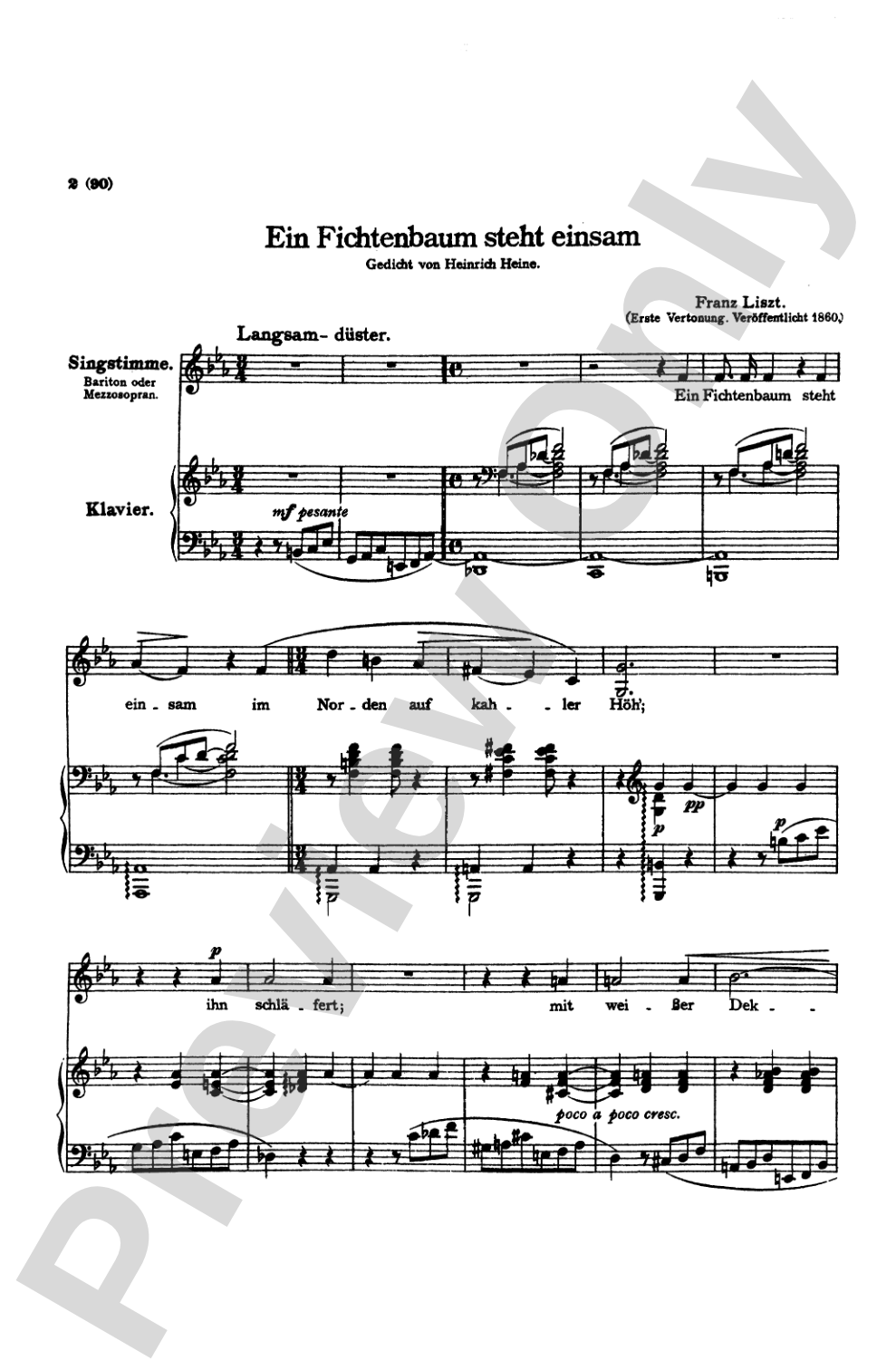 Liszt: Songs, Volume III, Nos. 1-22 (German)
