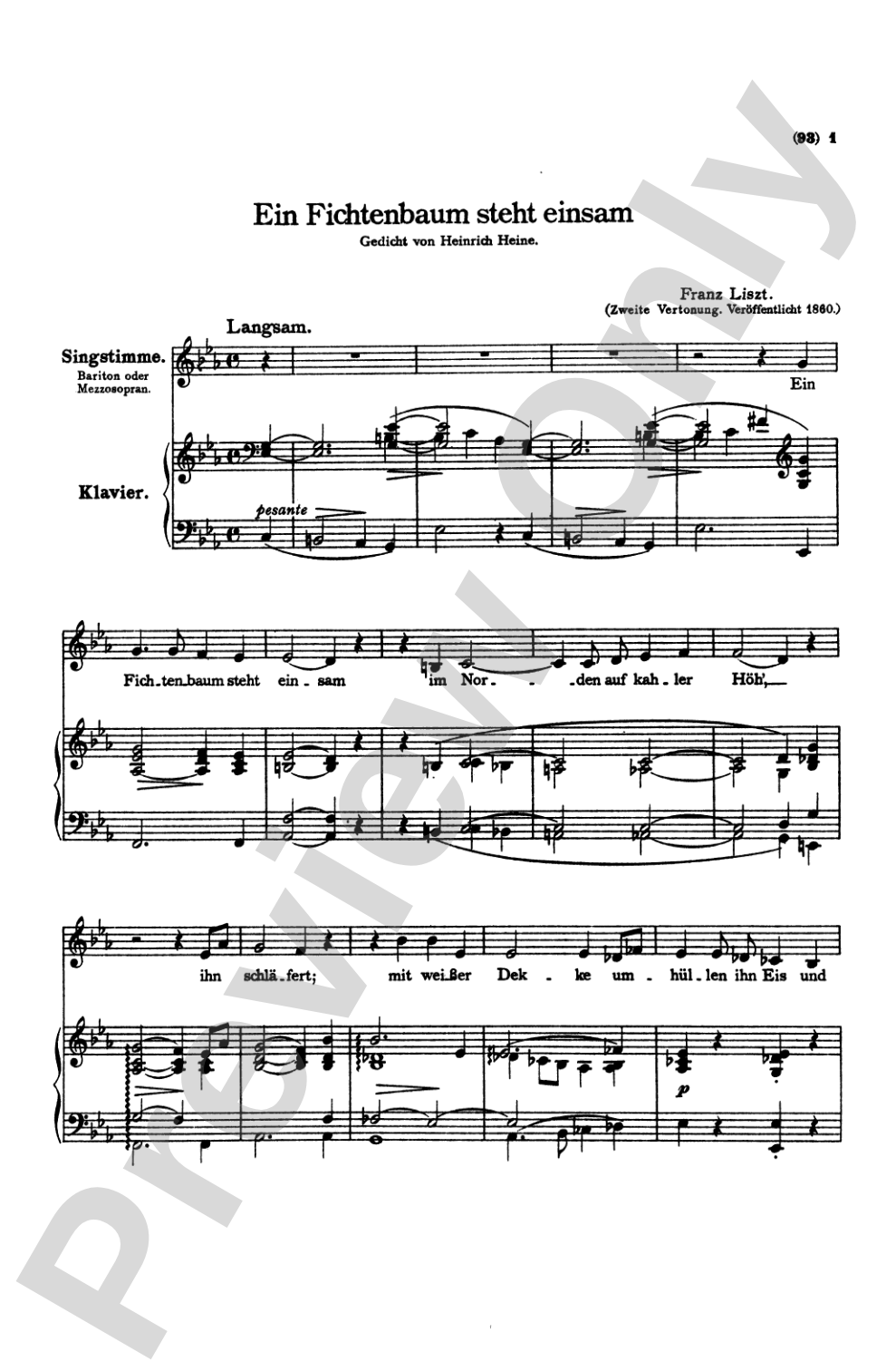 Liszt: Songs, Volume III, Nos. 1-22 (German)