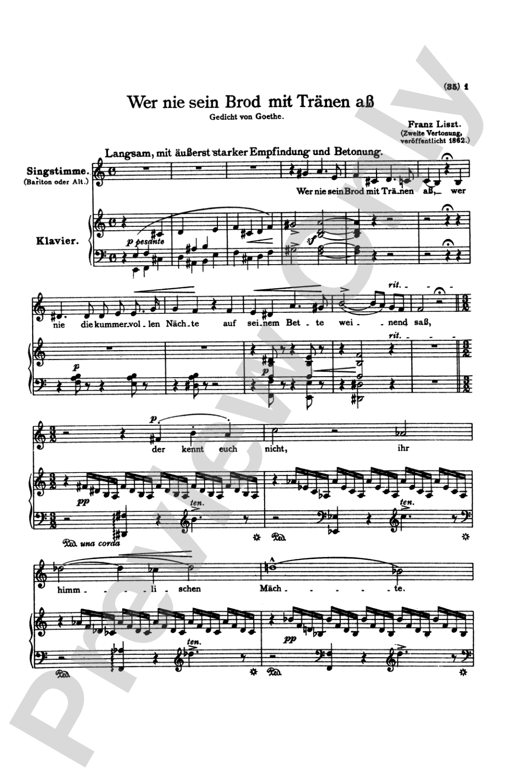 Liszt: Songs, Volume V, Nos. 1-25 (German)