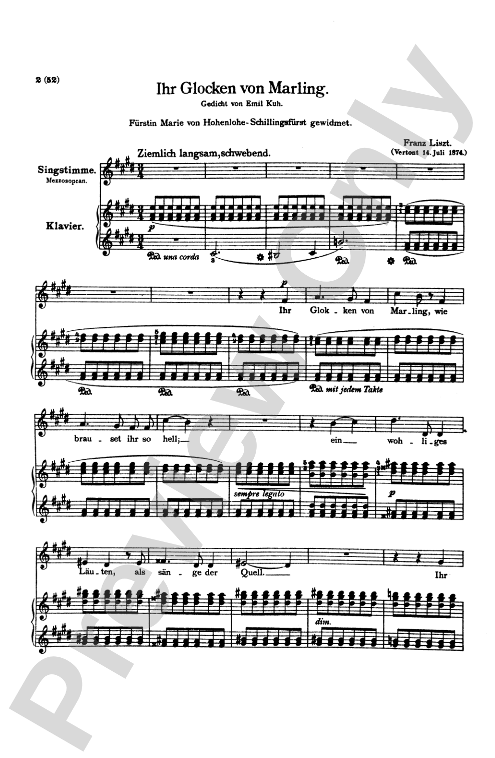 Liszt: Songs, Volume V, Nos. 1-25 (German)