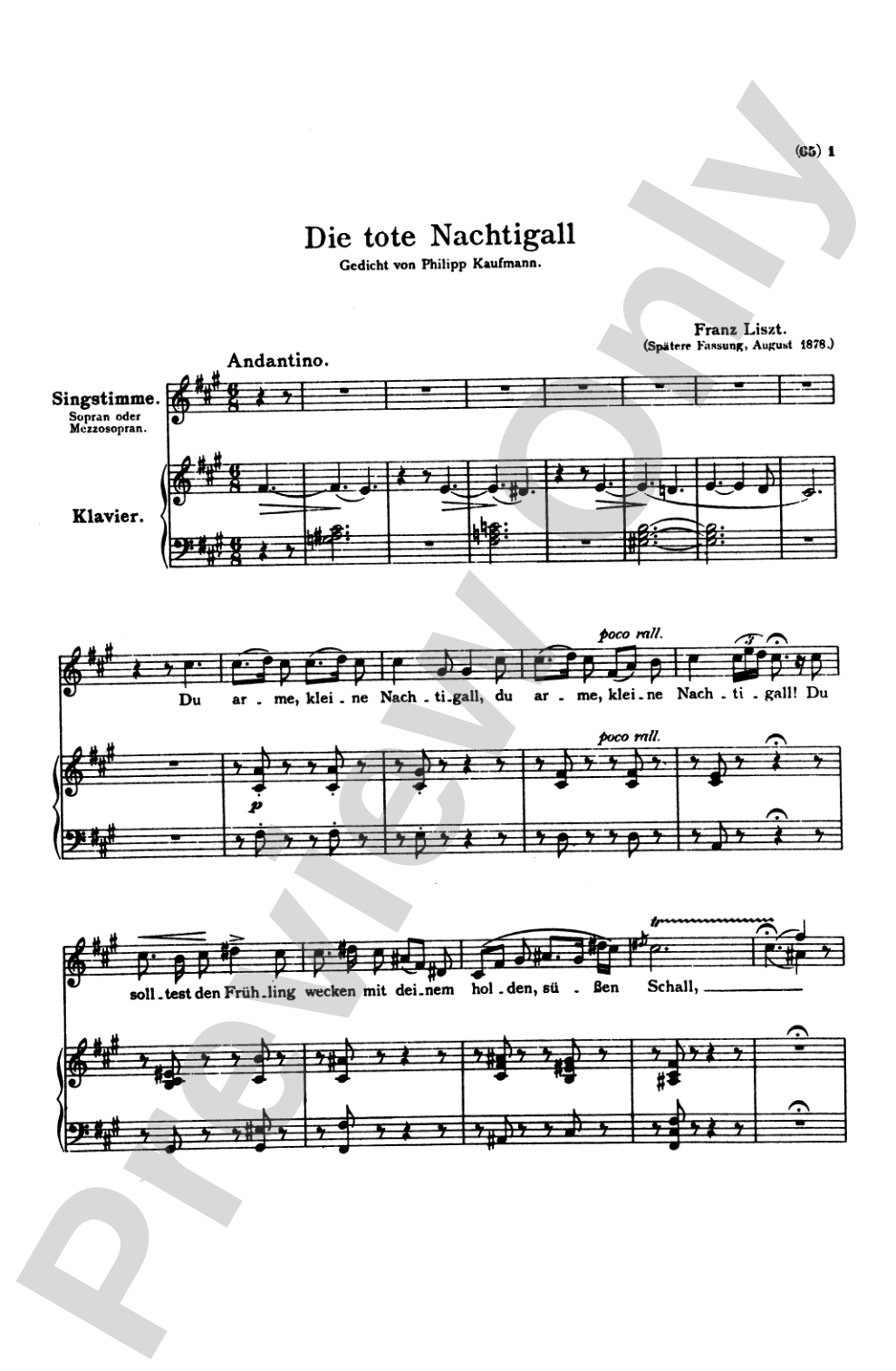 Liszt: Songs, Volume V, Nos. 1-25 (German)