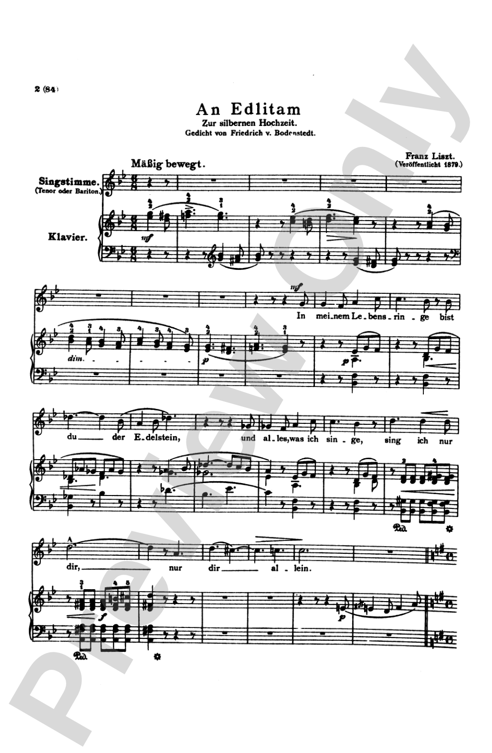 Liszt: Songs, Volume V, Nos. 1-25 (German)