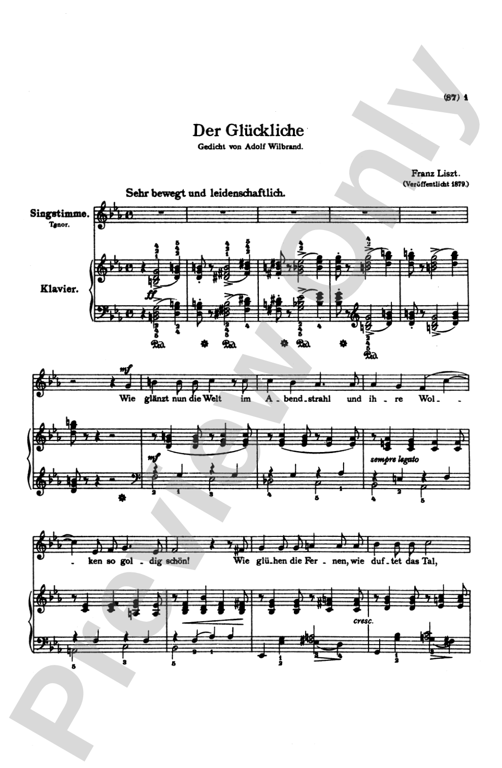 Liszt: Songs, Volume V, Nos. 1-25 (German)