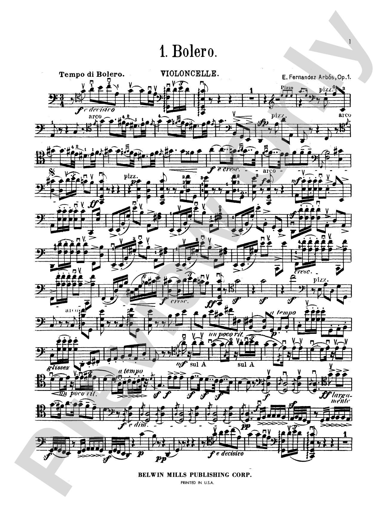 Arbós: Spanish Dances, Op. 1