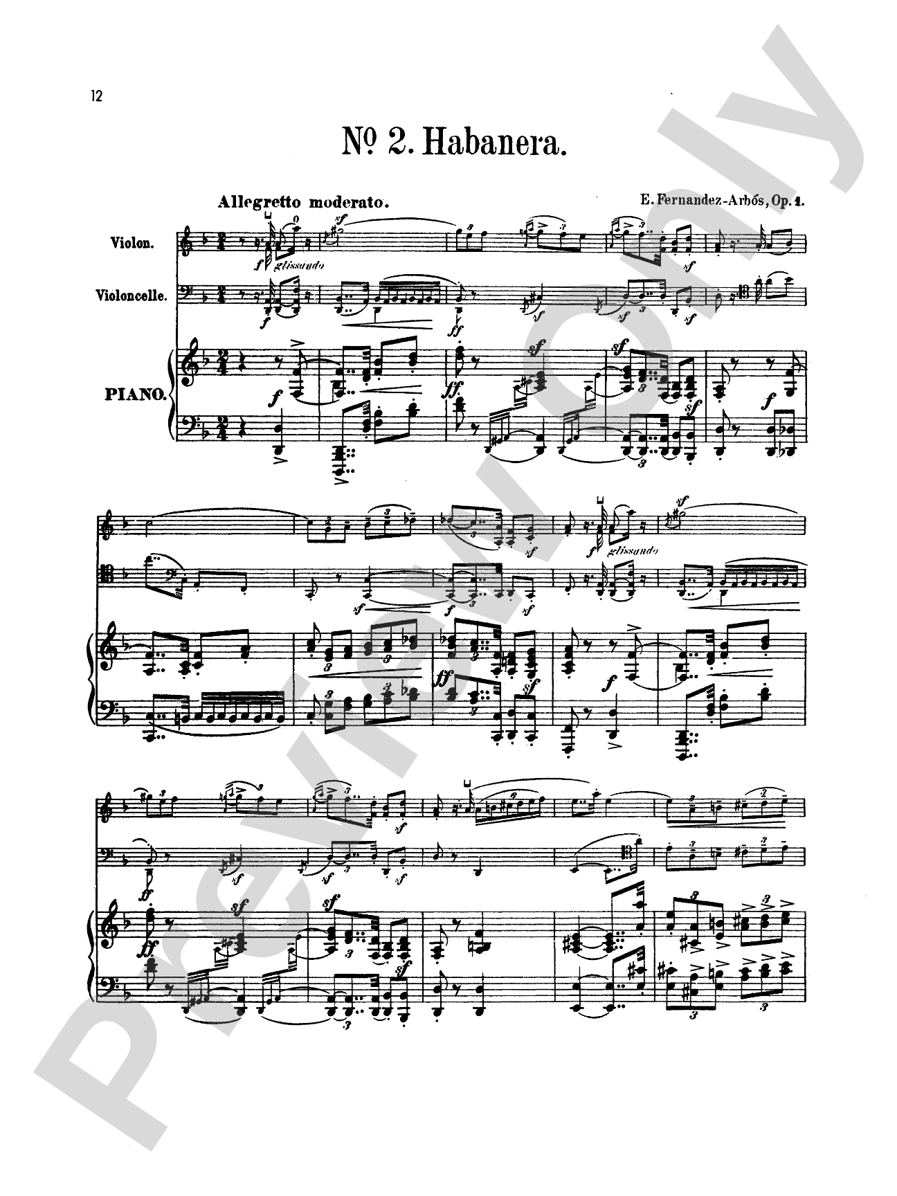 Arbós: Spanish Dances, Op. 1